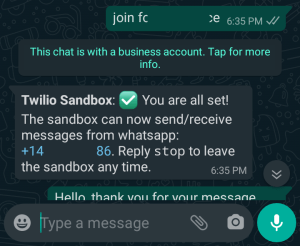 WhatsApp Chatbot
