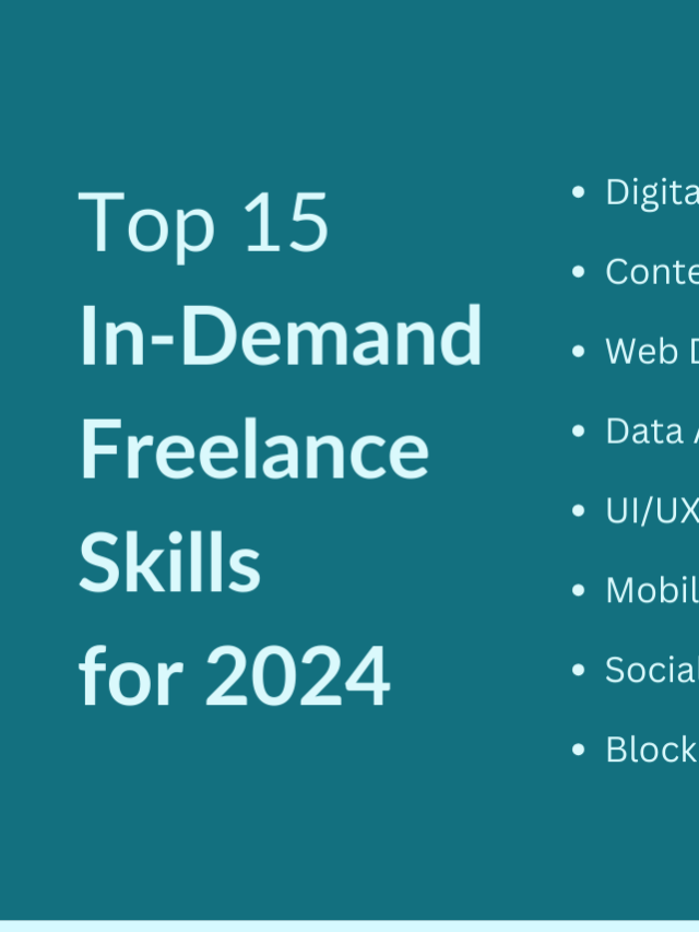 Top 15 InDemand Freelance Skills for 2024 Infovistar