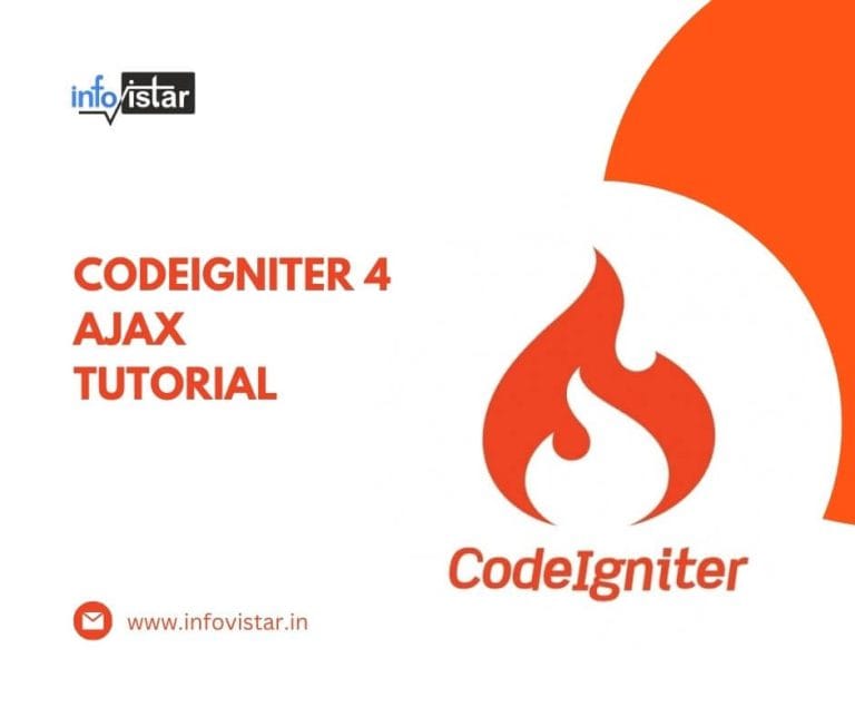 CodeIgniter 4 AJAX Tutorial