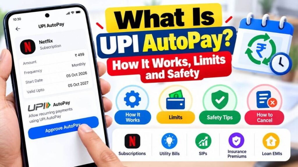 What Is UPI AutoPay? How It Works, Limits and Safety What Is UPI AutoPay How It Works, Limits and Safety